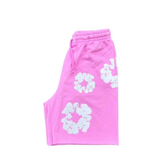 DENIM TEARS SHORTS "COTTON WREATH" PINK NEW SIZE SMALL - Picture 1 of 3